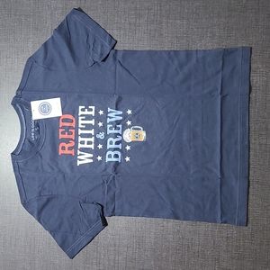 Life Is Good Red, White, & Brew Crusher Tee